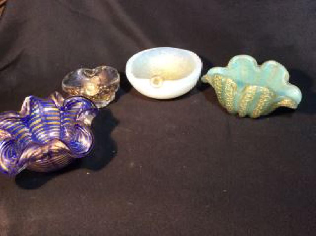 4 Murano Art Glass Candy Dishes (1 of 3)