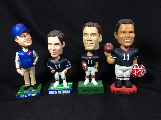 Buffalo Bills Bobblehead Collection 3 Drew Bledsoe Le