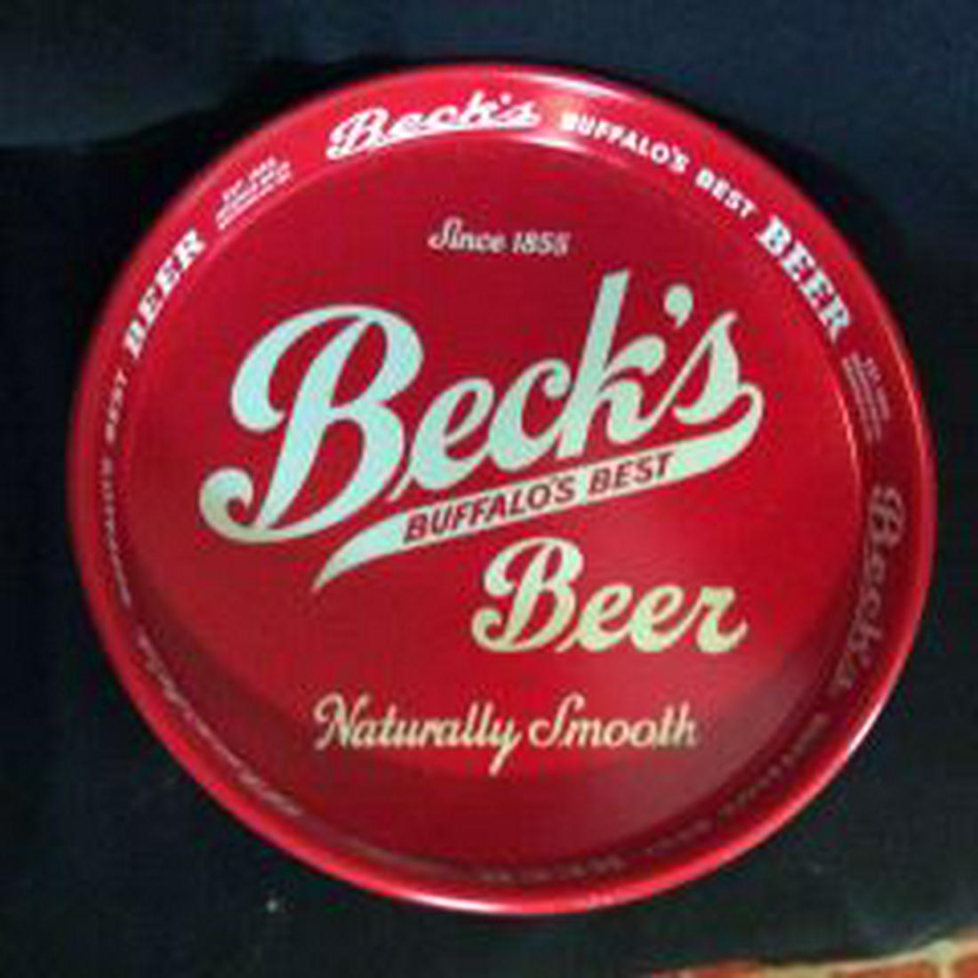 Beck's Buffalo's Best Beer Tray: .
