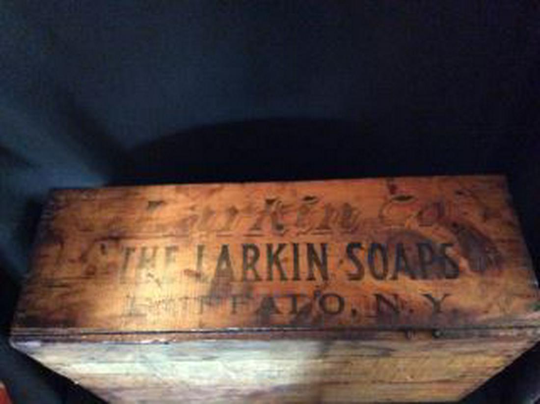 The Larkin Soap Box- Double Labelled 23.5 length by 16": 23.5 length by 16" depth by 8" height