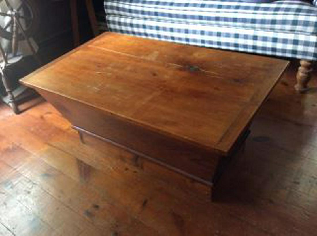 Primitive Dough Box- Hand Wrought Handles Reinforced (1 of 7)