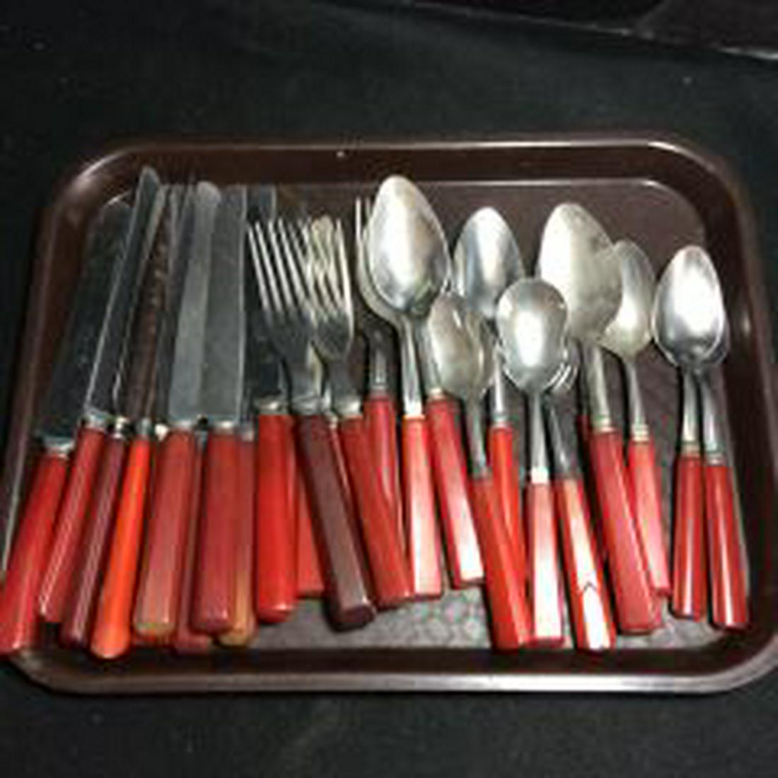 Bakelite Utensils- Red Handled (27) (1 of 2)
