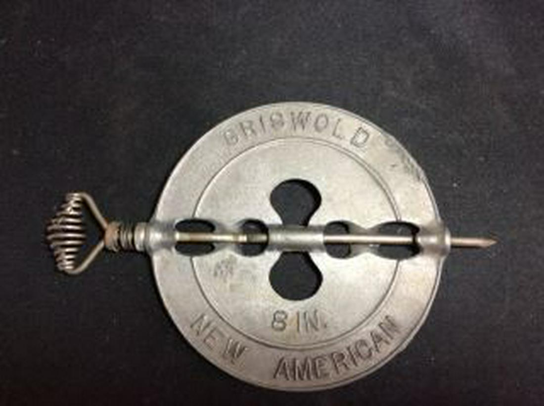 Griswold Reversible Steel Spindle- 8 inch: .