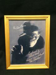 Blue Coal Advertisement "The Shadow" frame measures: frame measures 9.5" x 11.5"