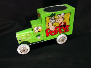1993 Popeye Tin Truck - Spinach Truck: .