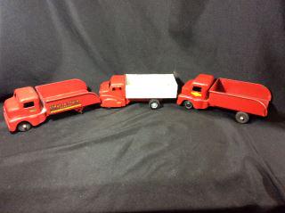 (3) Structo Toys Towing Service Trucks (1 of 10)