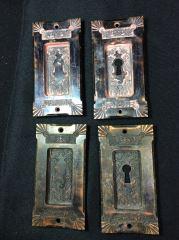 Victorian Pocket Door Handles- 2 sets each measures (1 of 6)