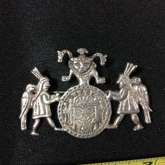 900 Silver Peruvian Brooch Solid 3 inch long piece. (1 of 4)