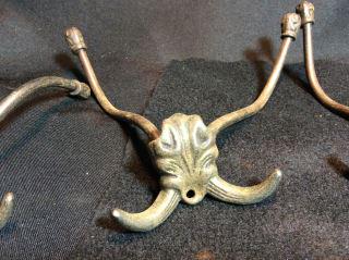 Vintage Coat & Hat Hooks (4): .