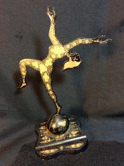 Art Nuevo "Dancer" Pen Holder: .