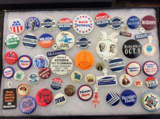 Political Celluloid Button Collection (1 of 5)