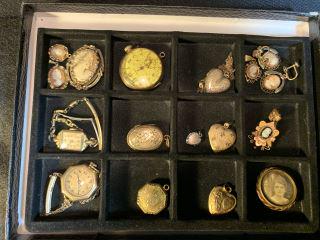 Vintage Watches & Lockets Collection Nice Assortment!: Nice Assortment!