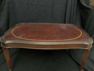 Early Heritage Mfg - Mahogany Coffee table Brass Caster (1 of 4)