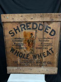 Shredded Whole Wheat Crate H 18 L26 D16_x000D_ good: H 18 L26 D16 good condition