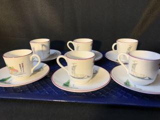 Richard Ginori Coffee Set Demitas Set 6pc (1 of 3)