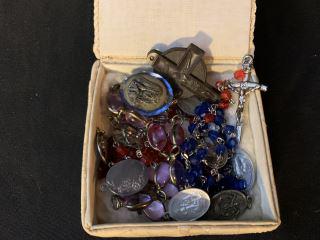 Religious Medals Collection box included (1 of 3)