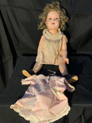 Composition Shirley Temple Doll Comes w/ 2 dresses, 26" (1 of 7)