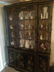 Oriental Black Laquered China Cabinet contents NOT