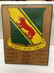 Military Plaque - Handmade Local Folk Art at its best!, (1 of 3)