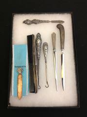 Tiffany & Co. Bookmark w/ Sterling Handle Cuticle Set, (1 of 6)