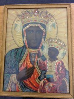 Black Madonna & Child Lithograph w/ 3-D Effects 3-D (1 of 6)