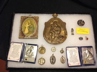 St Anthony Medals Collection & Relics 2 Relics: 2 Relics