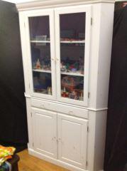 Corner Cabinet contents not included, measures 80" (1 of 5)