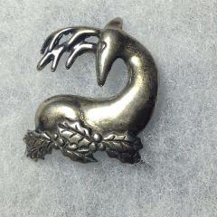 925 Sterling Deer Broach Scandanavian Design: Scandanavian Design