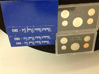1983 US Proof Sets (5) . (1 of 4)