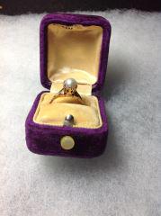 10kt Gold Victorian Pearl Ring w/ org. Victorian Pearl (1 of 7)