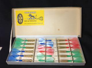 Unicorn Darts of Distinction in org. box box measures: box measures 13.5" x 6"