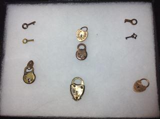Mini Keys & Locks - Gold-Filled Victorian .: .