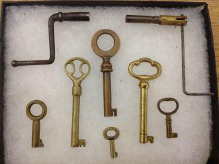 Brass Barrel & Music Box Keys .: .