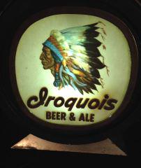 Iroquois Beer Light - works! Nice Breweriana Piece, 11" (1 of 5)