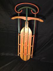 Fleetwing Racer Christmas Sled Red & Green w/ Natural (1 of 8)