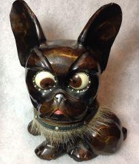 Oswald Clock - Flirty Eye French Bulldog - German (1 of 15)
