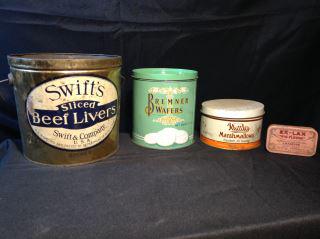 Early Tin Collection (4 pcs) . (1 of 4)