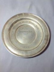 1938 Gorham Sterling Huntingdon Valley K.C. J.E.: J.E. Caldwell & Co. 9 inches accross