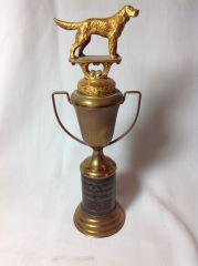 1940 Best of Breed OKA Trophy measures 11" tall: measures 11" tall