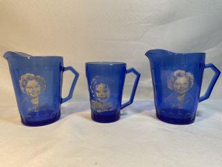 Shirley Temple Collectibles 2 creamers & 1 Mug (1 of 6)