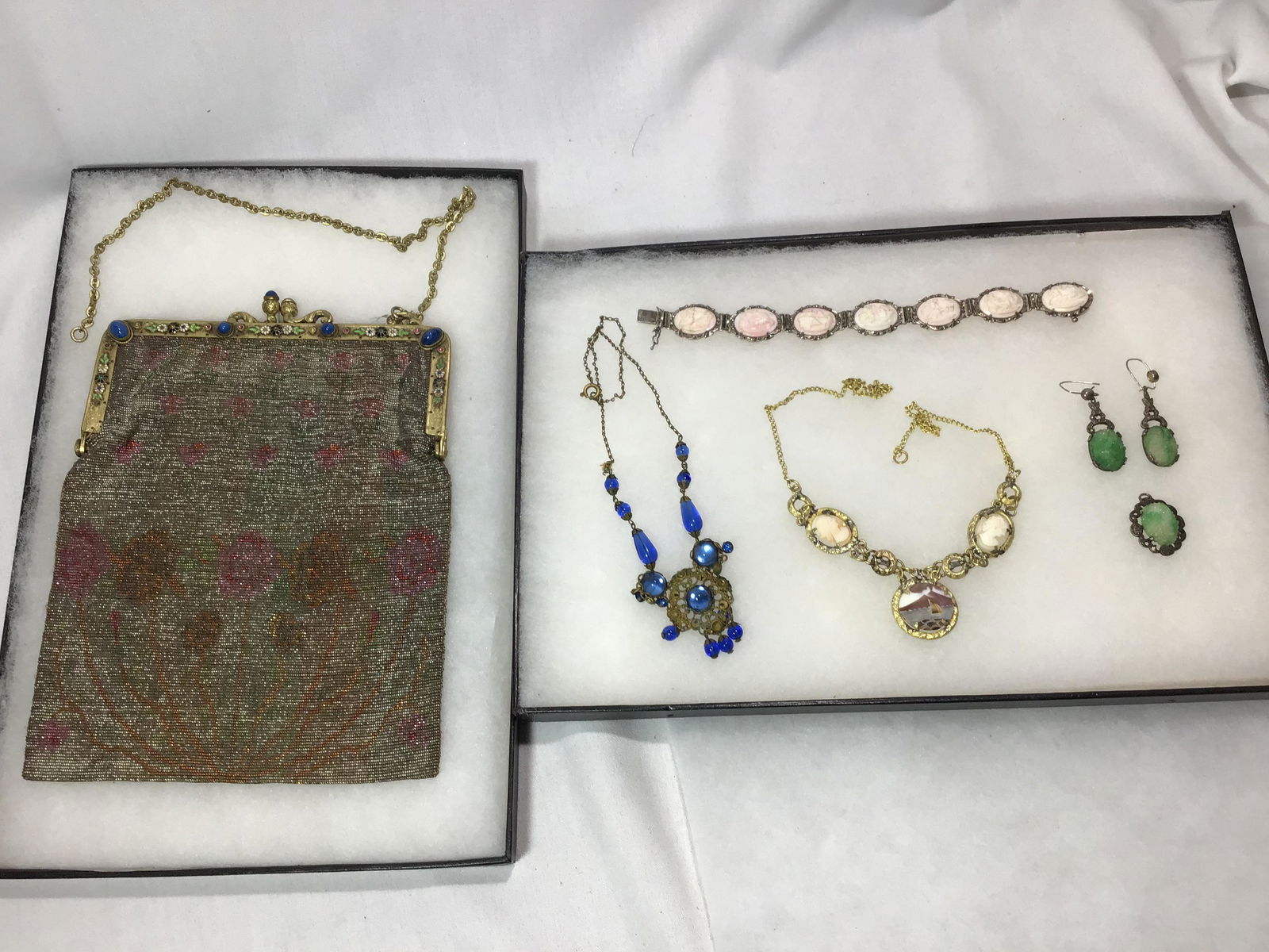 Antique Jewelry Lot - 8 total pieces all pieces need (1 of 4)