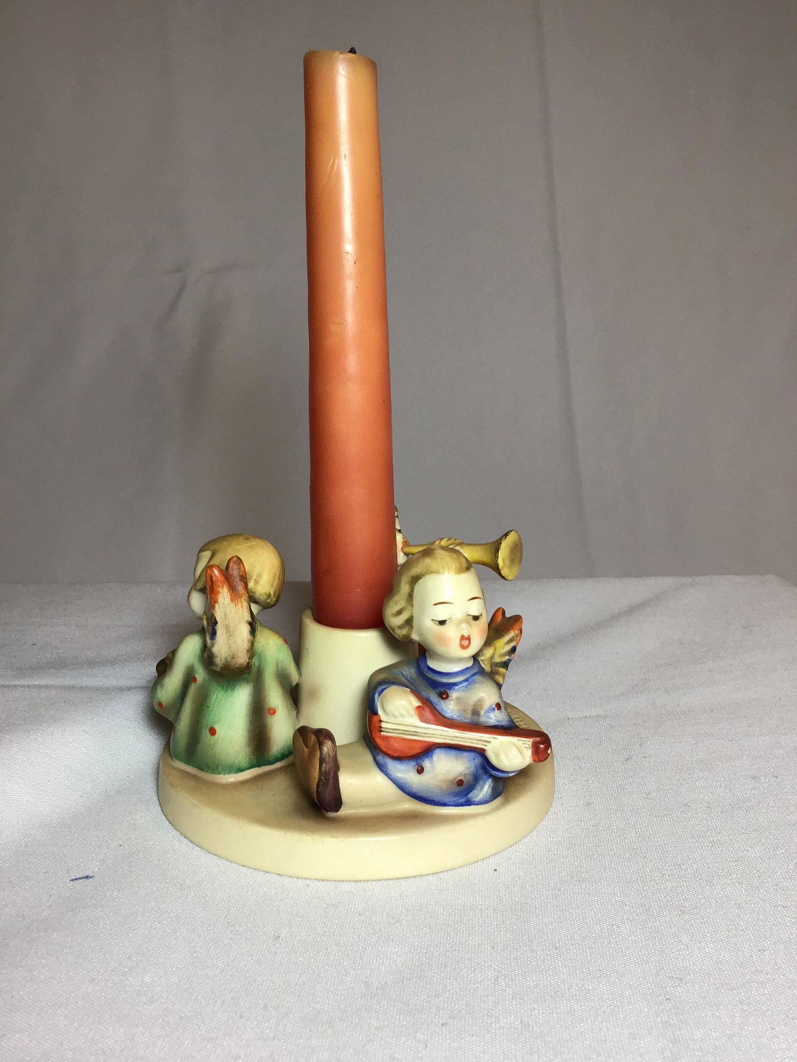 Hummel Candle Holder w/ Candle 37: .
