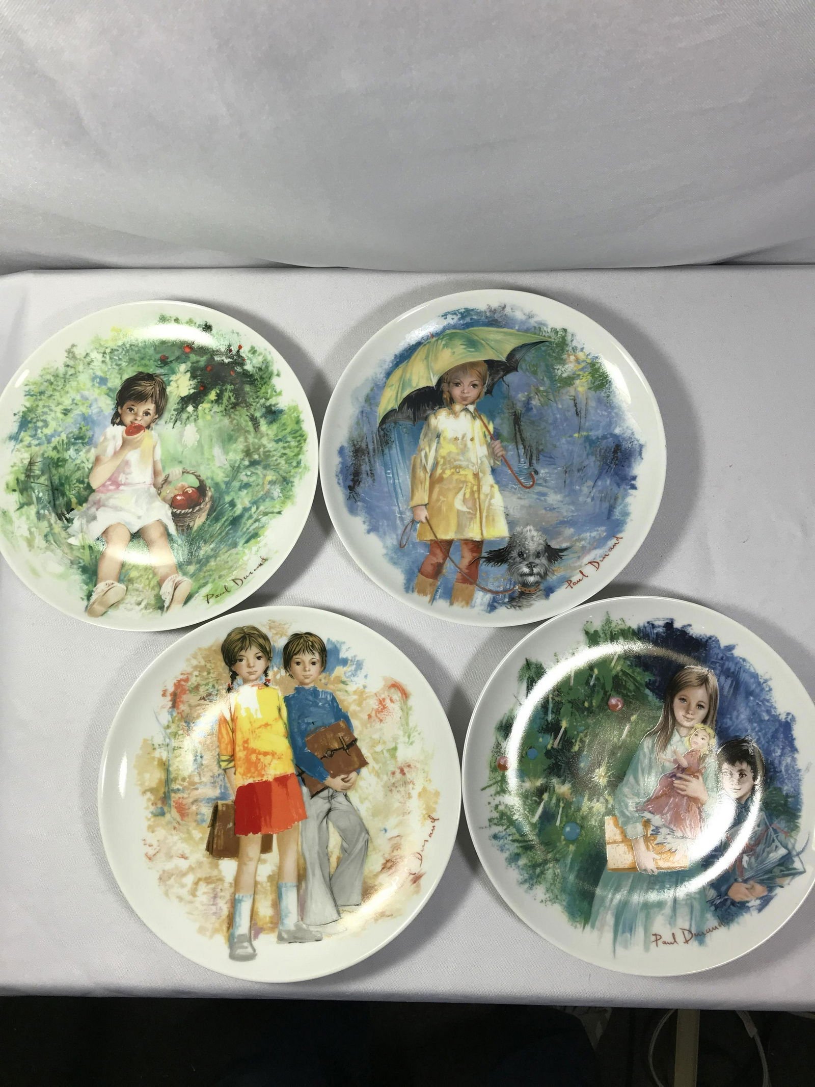 Limoges-Turgot Decorative Plates w/ boxes and: w/ boxes and paperwork