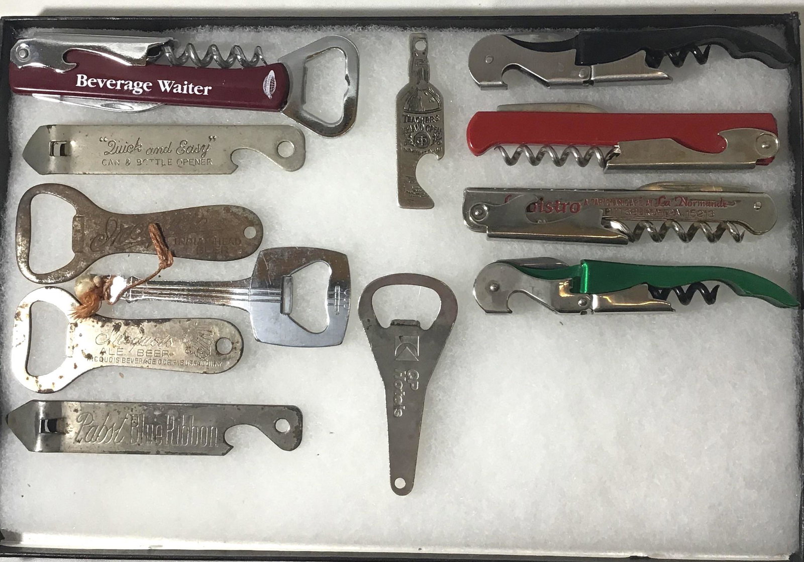 Vintage Bottle and Wine Openers Iroquois Pabst Blue: Blue Ribbon and More...