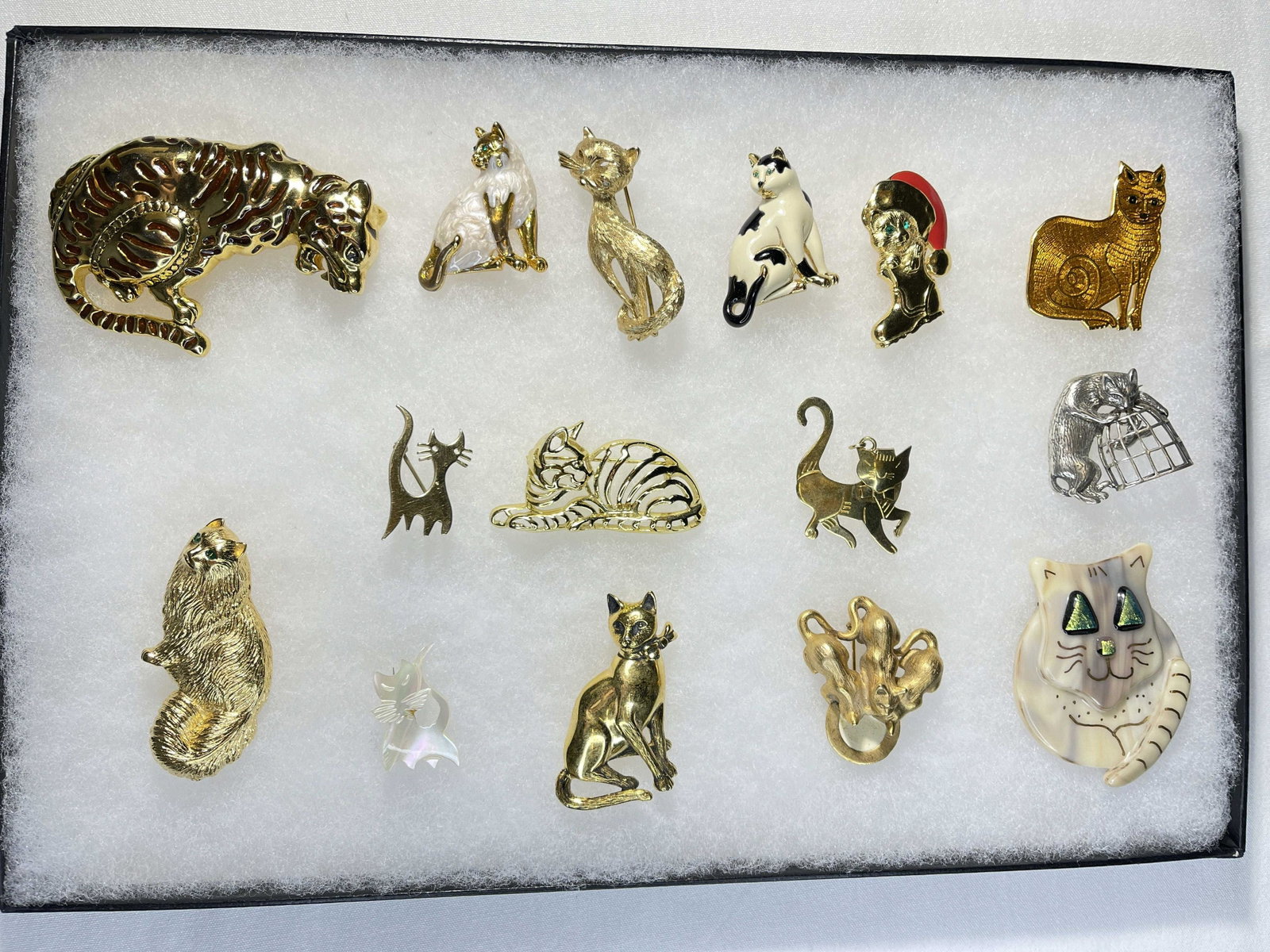 Assorted Cat Broaches Collection Monet and more...,: Monet and more...,
