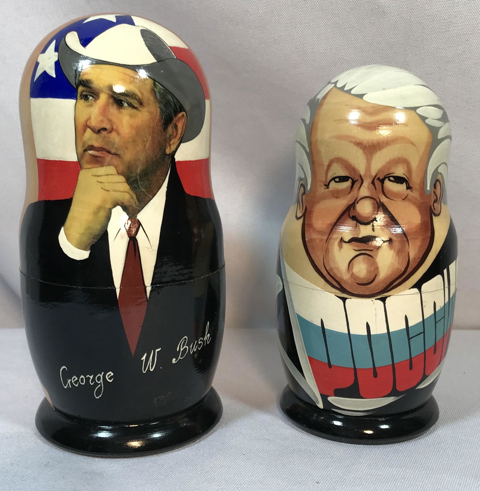 Political Nesting Dolls George W Bush and "PoccNr": George W Bush and "PoccNr"