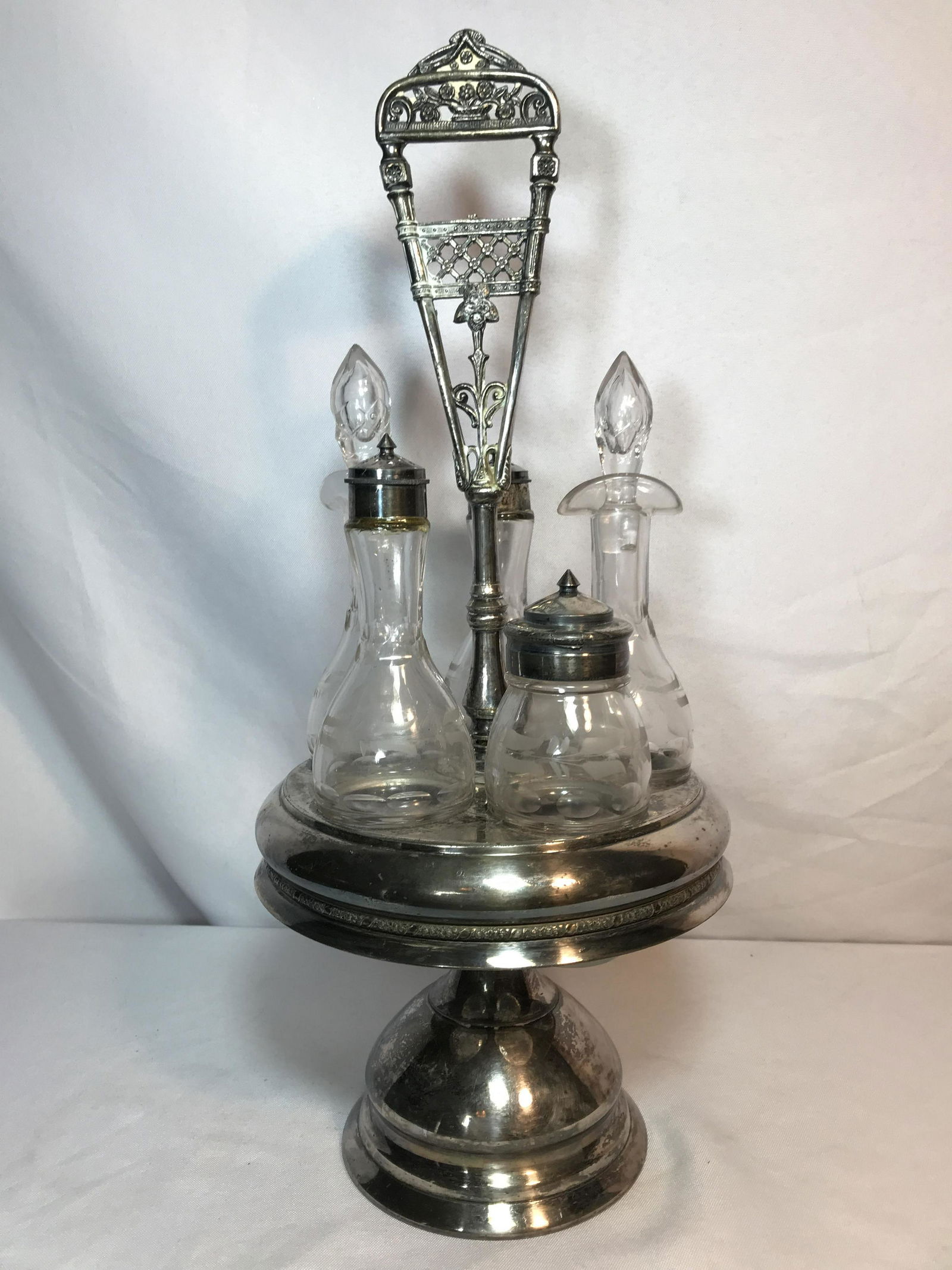 Victorian Cruet Set All Pieces accountable no chips (1 of 7)