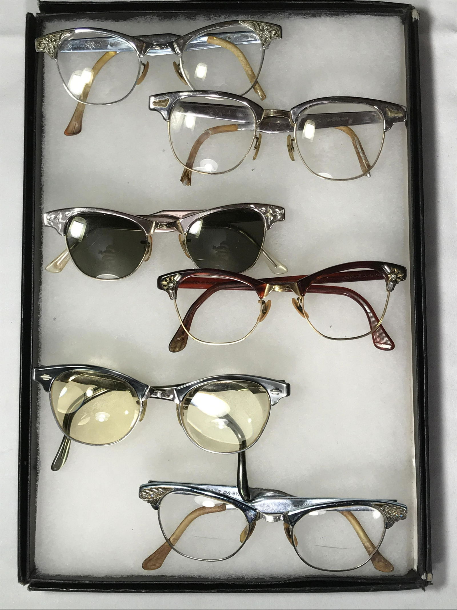 Vintage 1950-1960 Art Craft womenâ€™s glasses 12kt gold: gold filled and aluminum