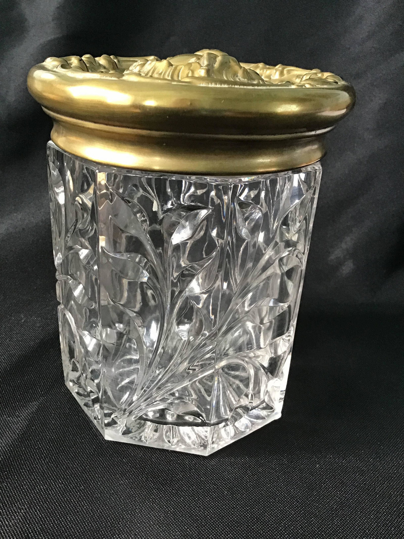 Biscuit Jar with Angel Motif Top .: .