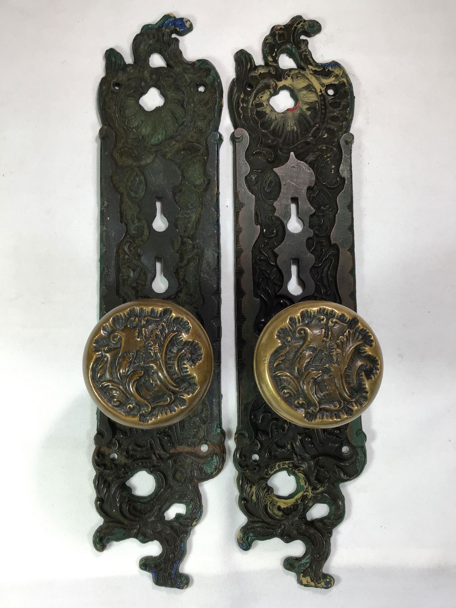Victorian Brass Door Knobs Belford RHC .. (1 of 5)